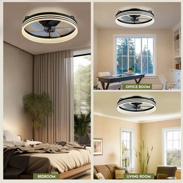 Ventilateur LED Plafond Moderne