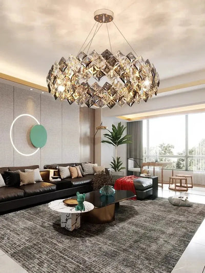 Lustre en Cristal Suspendu – Éclat Luxueux pour Intérieurs Modernes Luminaire Paris