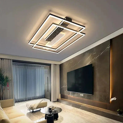 Plafonnier LED Design à Double Couche – Élégance Moderne pour Intérieurs Contemporains Luminaire Paris