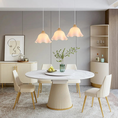 Suspension Nordique à 3 Têtes – Élégance Minimaliste et Charme Naturel Luminaire Paris