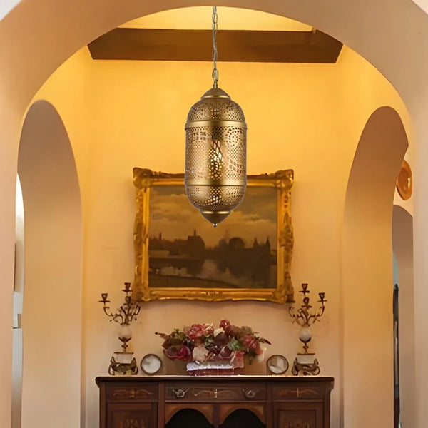 Lustre Oriental Luxe Doré Chandelier