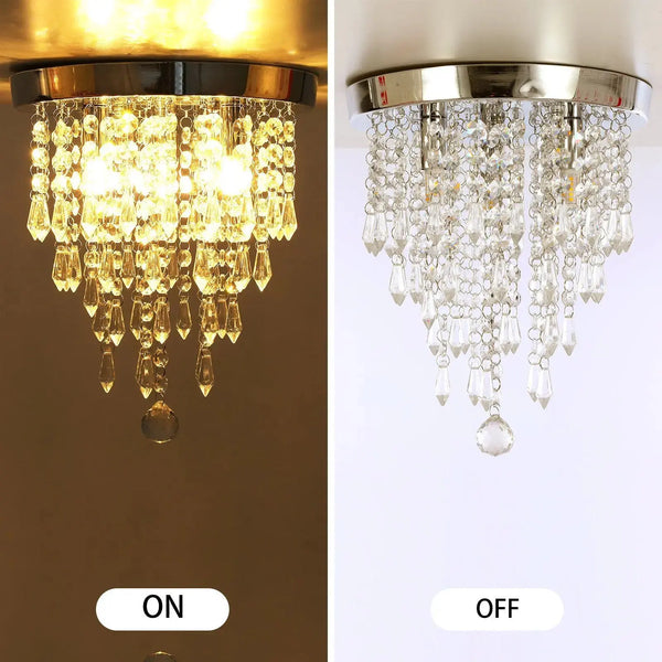 Plafonnier Cristal Chromé G9 – Élégance Contemporaine pour un Intérieur Raffiné Luminaire Paris