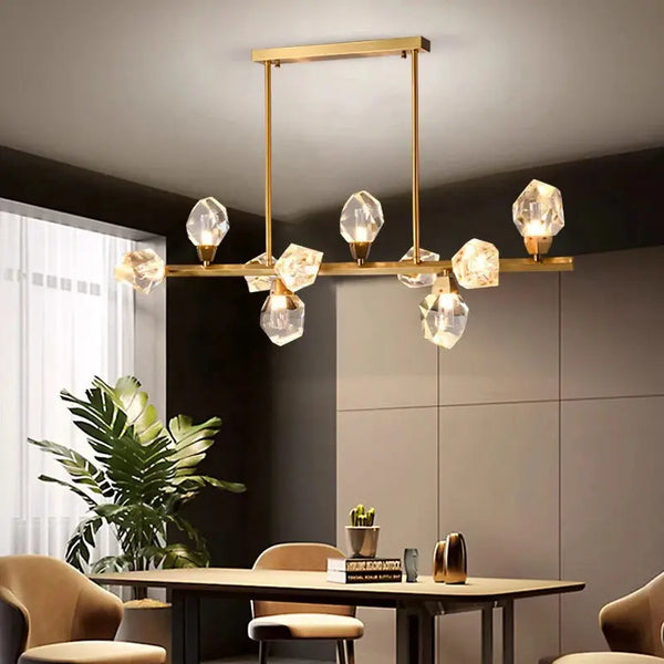 Lustre en Cristal Moderne – Élégance pour Salon et Salle à Manger Luminaire Paris