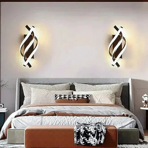 Applique Murale LED en Spirale – Design Moderne et Élégant pour Tous les Espaces Luminaire Paris