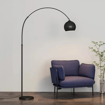 Lampadaire Arqué Nordique – Élégance Moderne pour Salon ou Coin Lecture Luminaire Paris
