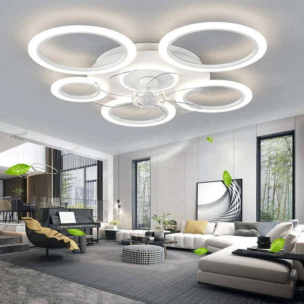 Élégance Fan Lumineux