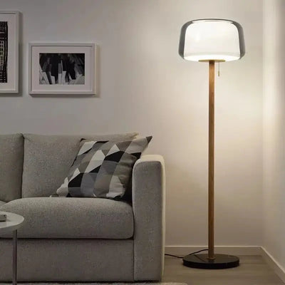 Lampadaire et lampe en Verre Design – Élégance Sculpturale et Ambiance Contemporaine Luminaire Paris