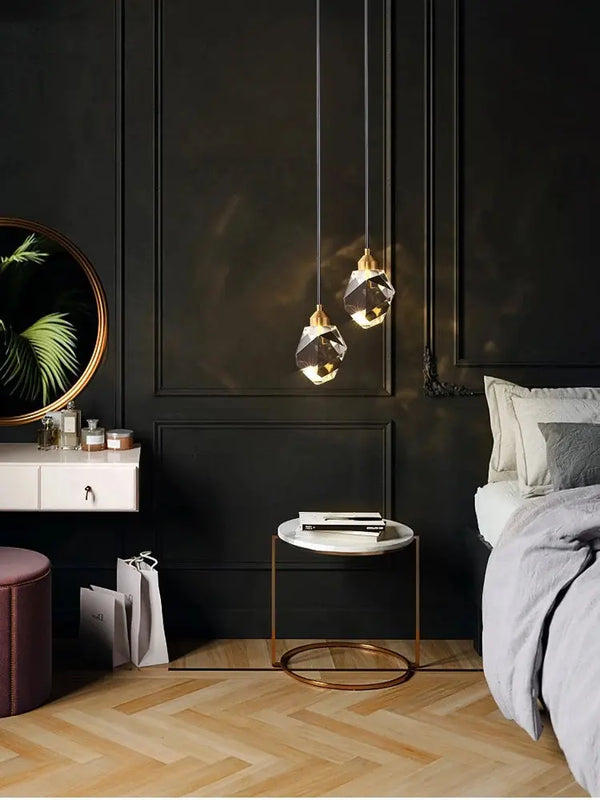 Lampe de Table en Cristal K9 – Élégance Minimaliste et Éclat Haut de Gamme Luminaire Paris