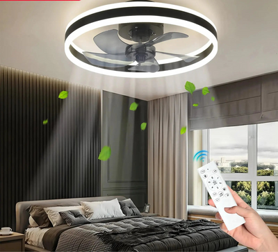Ventilateur de Plafond LED – Confort Silencieux avec Télécommande et Application Mobile Luminaire Paris