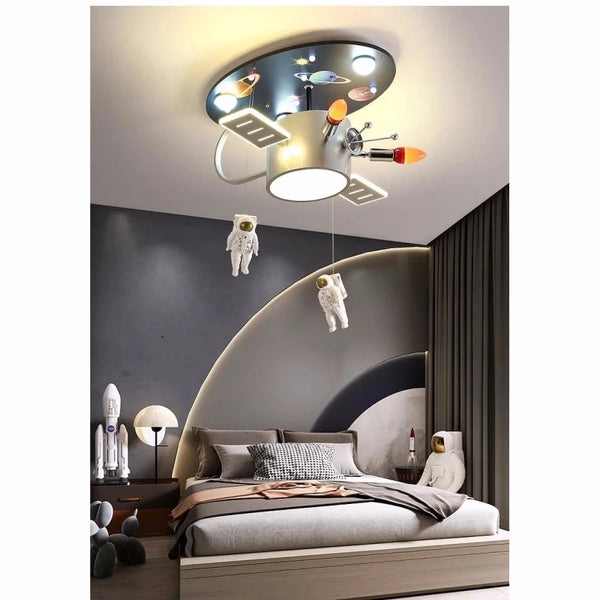 Lampe Station Spatiale Satellite Moderne