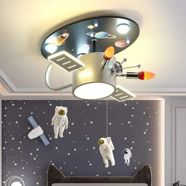 Lampe Station Spatiale Satellite Moderne