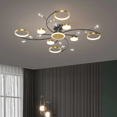 Élégance Lumineuse du Nord – Moderne avec Télécommande Intelligente Luminaire Paris