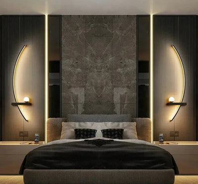Applique Murale LED Intelligente – Élégance Minimaliste avec Télécommande Luminaire Paris
