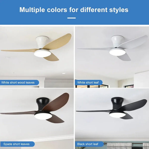 Ventilateur de Plafond LED Moderne avec Télécommande – Confort et Élégance pour Votre Intérieur Luminaire Paris