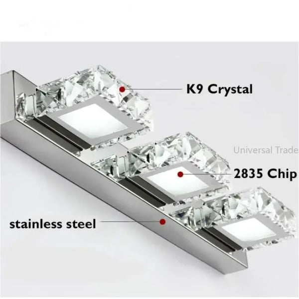 Lampe Miroir Cristal Éclatant