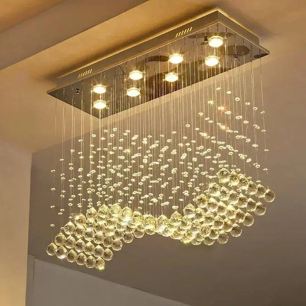 Suspension Cristal Moderne – Élégance et Luxe par Luminaire Paris Luminaire Paris