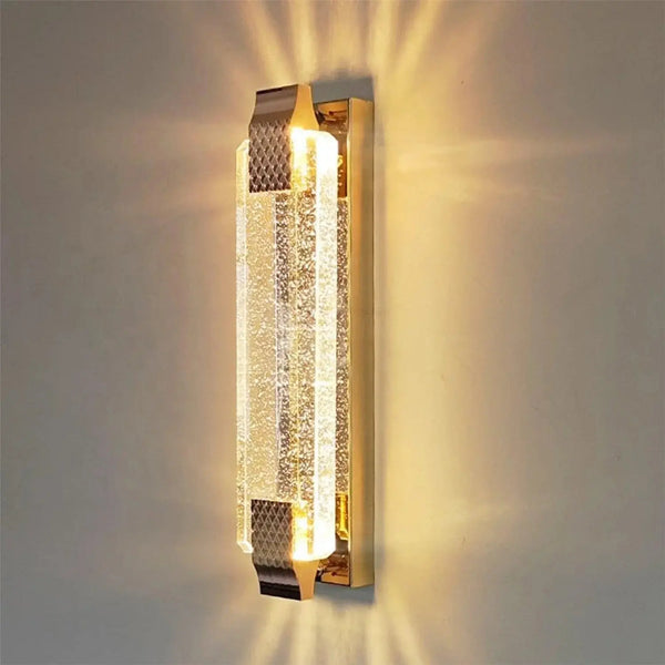 Élégante Lampe Murale Cristal