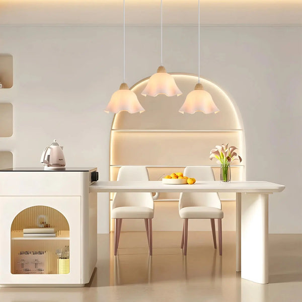 Suspension Nordique à 3 Têtes – Élégance Minimaliste et Charme Naturel Luminaire Paris