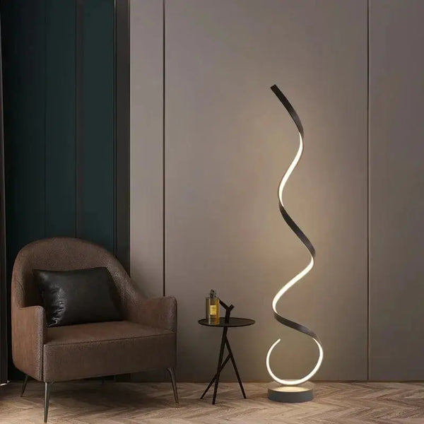 Lampe LED Spirale Élégante