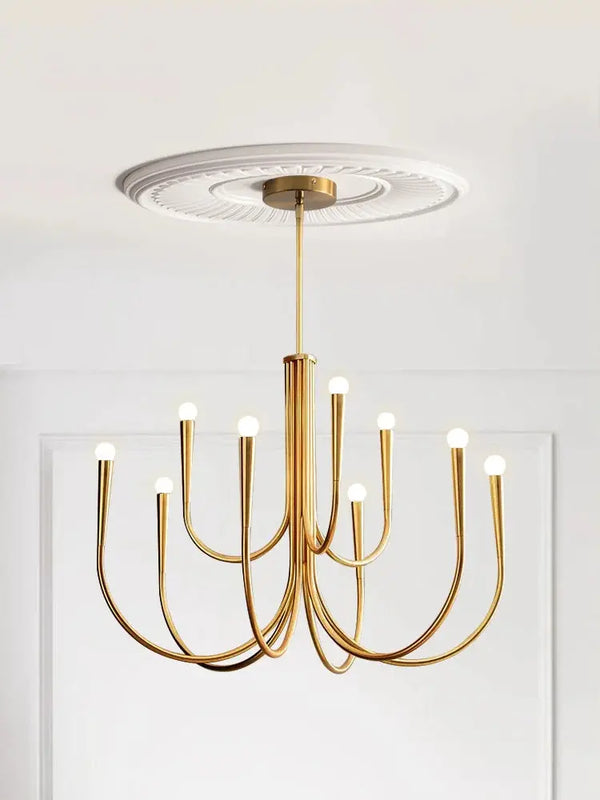 Lustre Design Nordique en Fer – Élégance Rétro pour Salle à Manger et Salon Luminaire Paris
