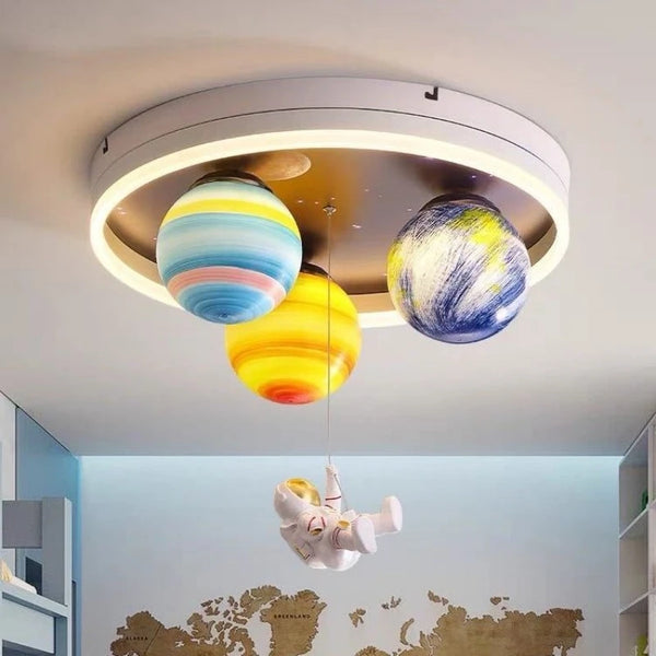 Plafonnier Cosmique LED Moderne Chambre