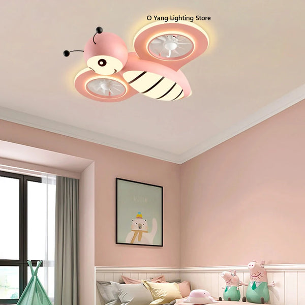 Ventilateur de Plafond LED pour Chambre d'Enfant – vue 3