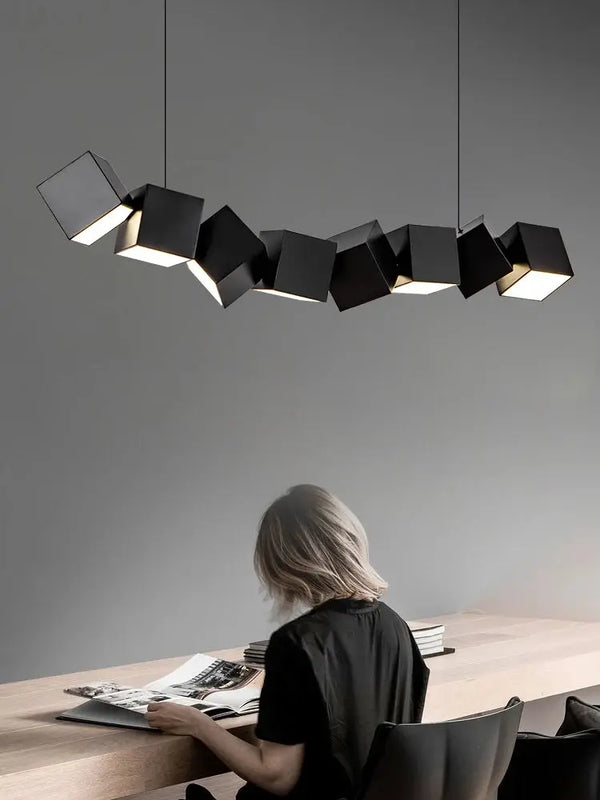 Lustre Suspendu Nordique à LED – Élégance Moderne pour Salle à Manger Luminaire Paris