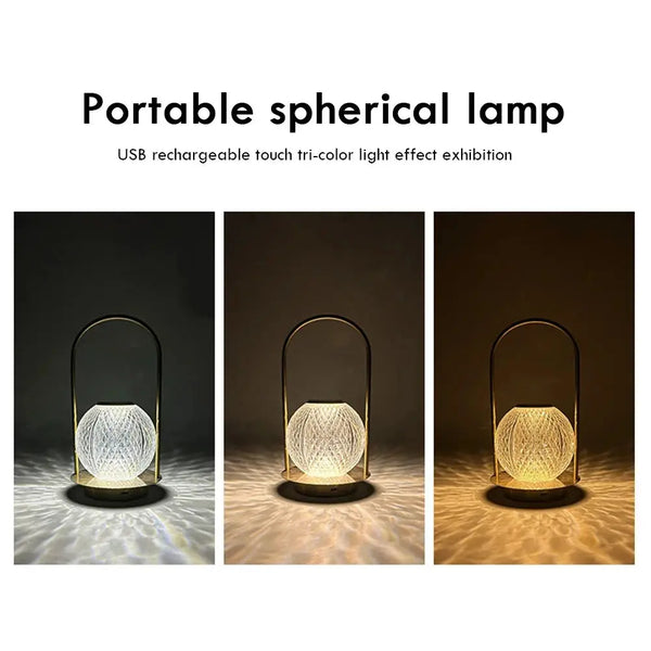 Lampe Cristal de Chevet