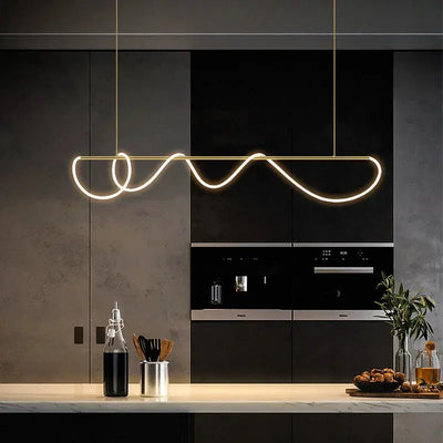 Suspension LED Linéaire 200 cm – Élégance Moderne et Éclairage Précis Luminaire Paris
