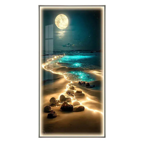 Applique Murale Design Lune et Vagues – Une Atmosphère Poétique et Contemporaine Luminaire Paris