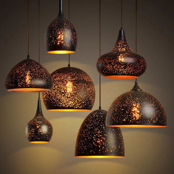 Lustre Suspendu Rétro Chic