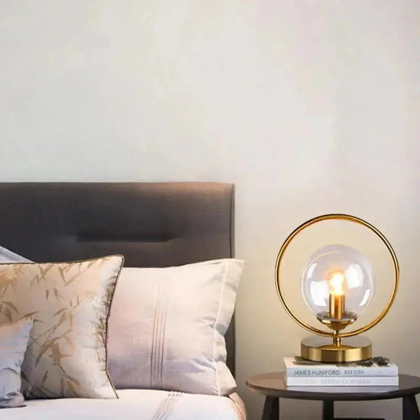 Lampe de Table Élégante en Verre