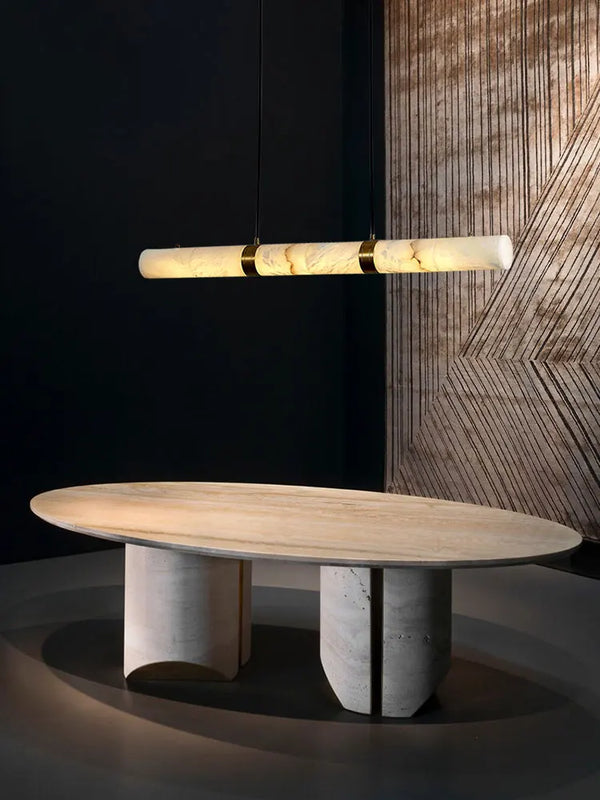 Lustre Linéaire Marbre Moderne Élégant