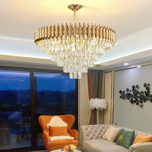 Éclatant Lustre Cristal Moderne