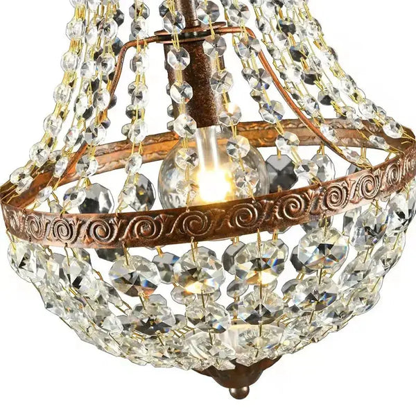 Lustre Vintage en Cristal