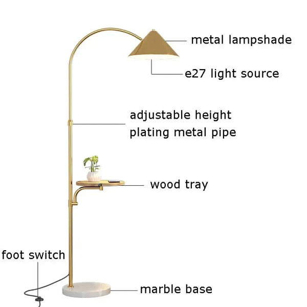 Élégant Lampadaire LED Design