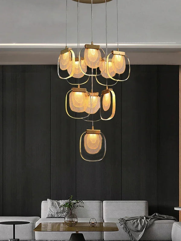 Lustre Cristal Moderne LED Élégant