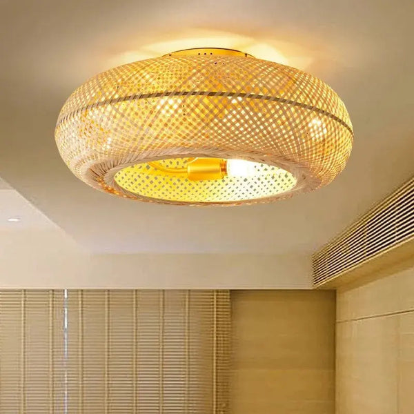 Ventilateur Plafond Bambou Luxe