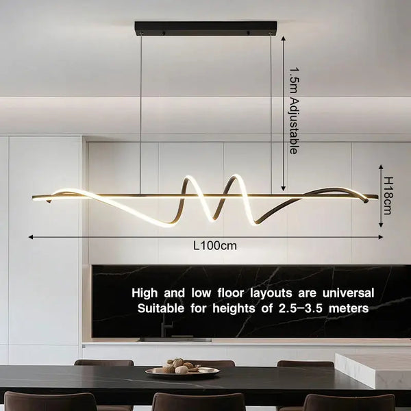 Élégance Lumineuse en Suspension