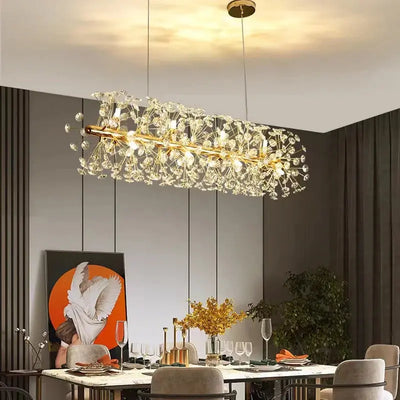 Lustre Cristal Pissenlit – Élégance Aérienne et Charme Contemporain Luminaire Paris